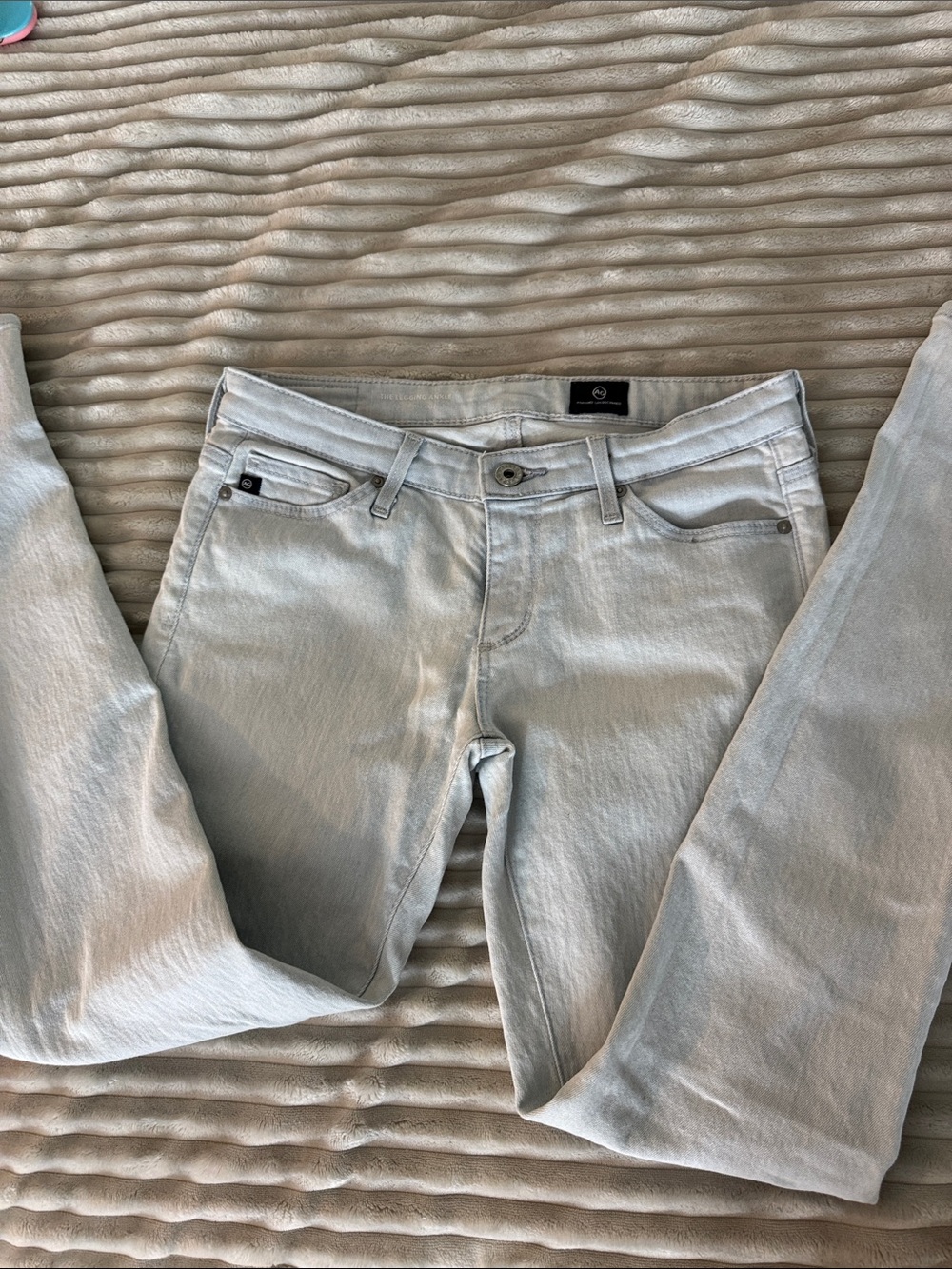 AG Adriano Goldschmied Light Blue Skinny Jeans